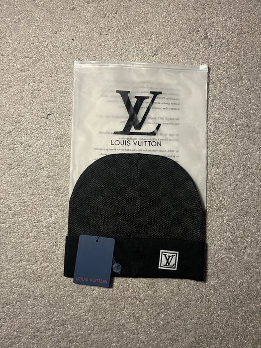 Czapka Louis Vuitton czarna | Logo LV | Unisex | Nowa