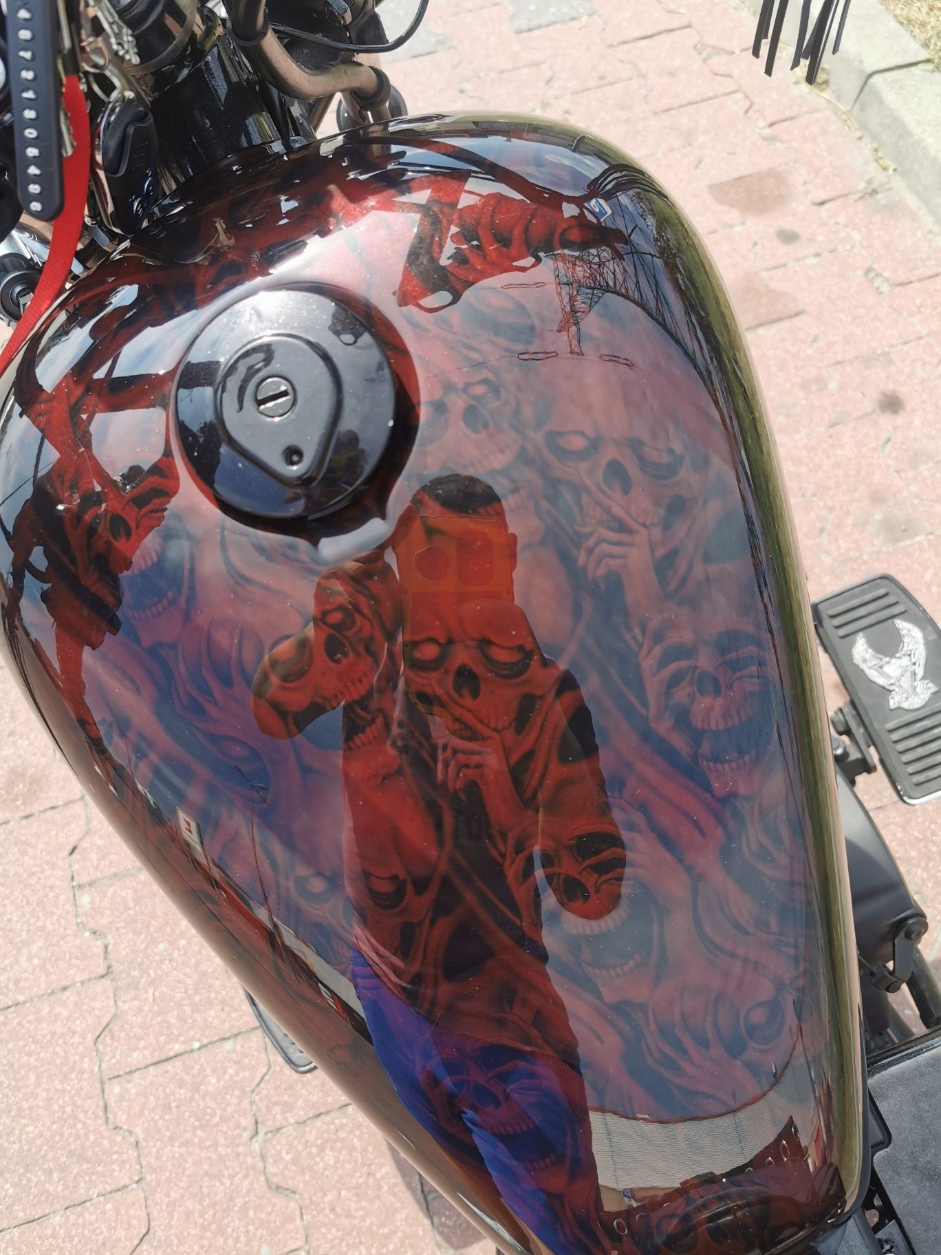Honda 125 cusstom bobber Cafe Racer