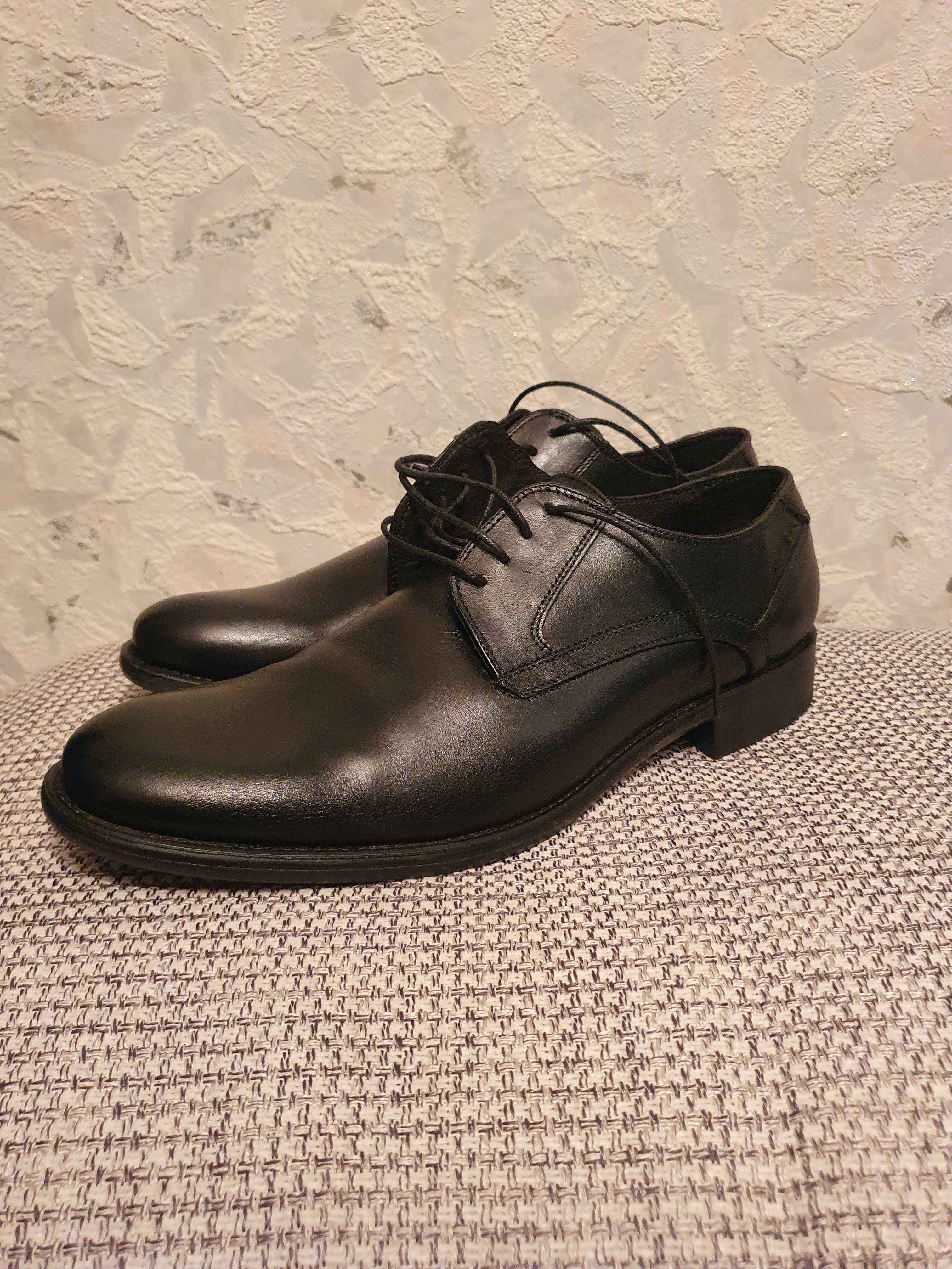 Nowe buty skórzane męskie 43 skóra