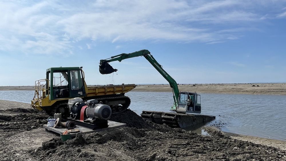 Оренда Плаваючого Екскаватора.Очищення водойм.Плавающий экскаватор