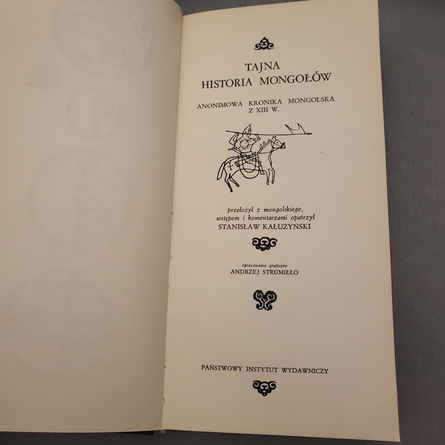 Tajna historia Mongołów, Kronika, wyd. 1970 r.