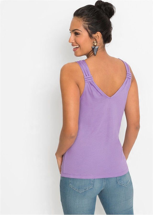 B.P.C top fioletowy z wiskozy r.32/34