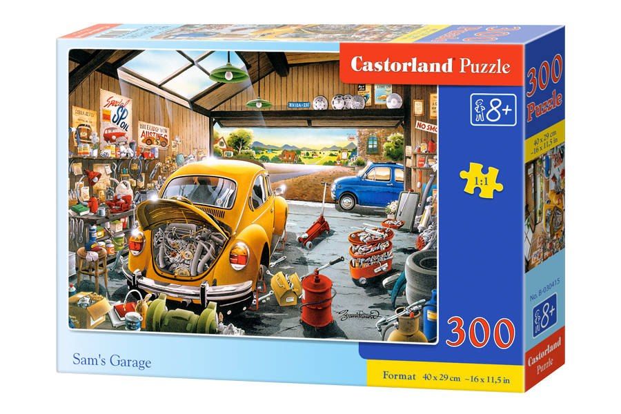 Puzzle dla dzieci bajkowe bajki  300 el. Sam's Garage