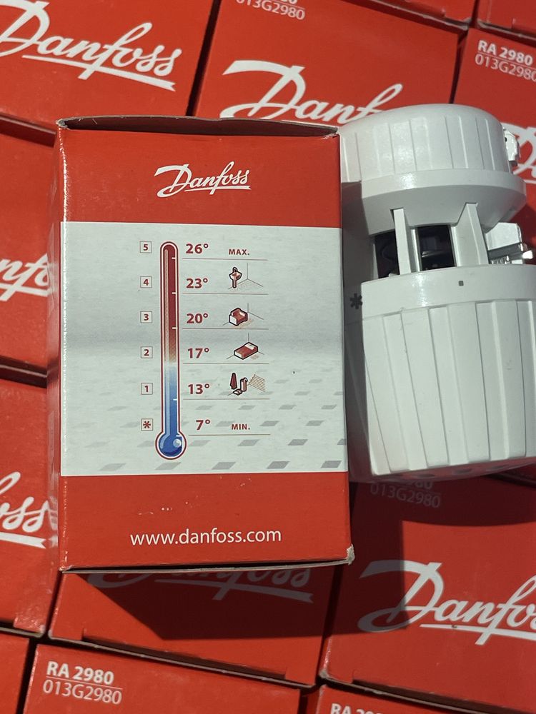 Głowica termostat Danfoss RA 2980 click Nowa