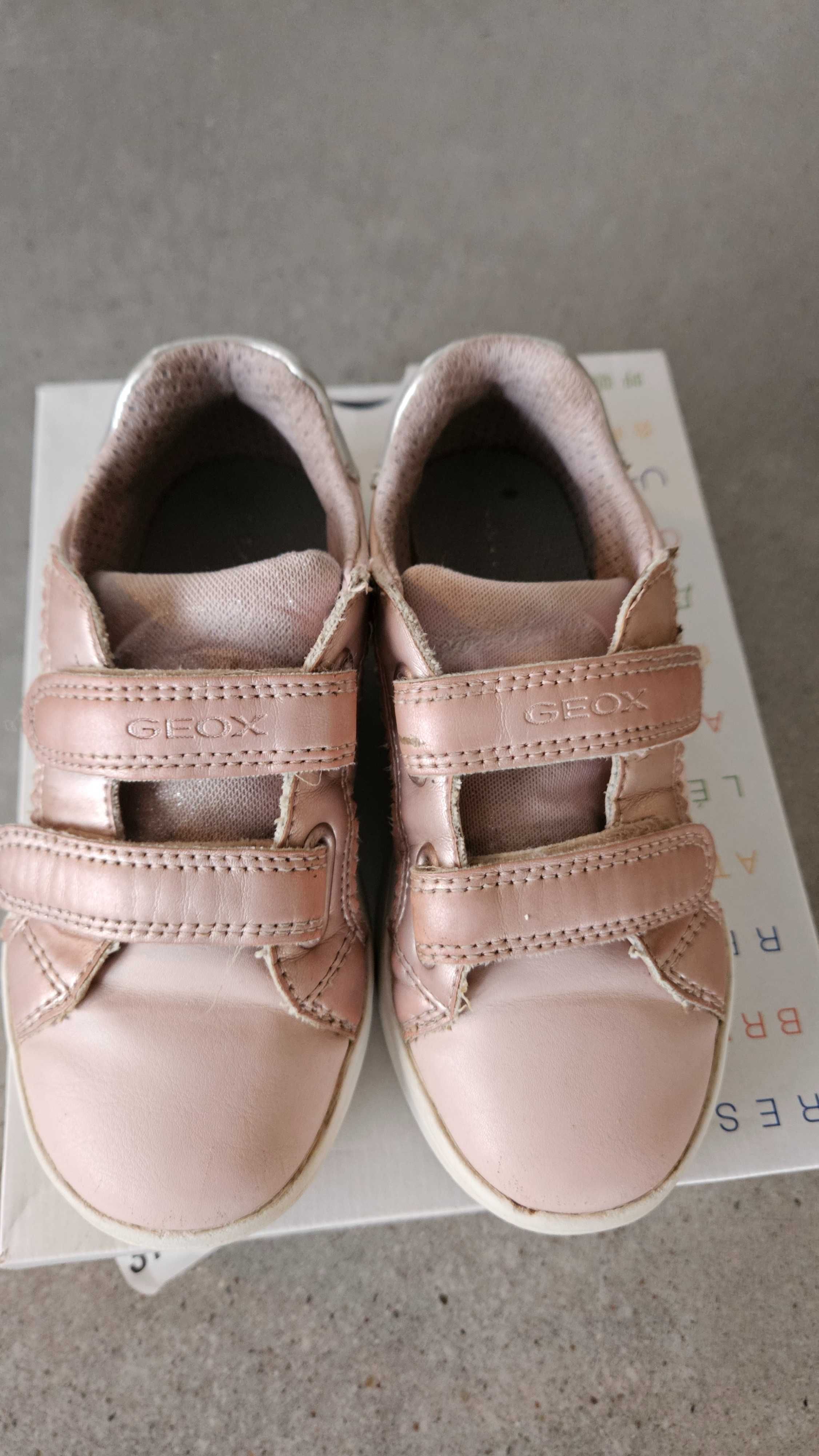 Geox Sneakers Dj Rock Różowe. Rozmiar 28. Na rzepy.