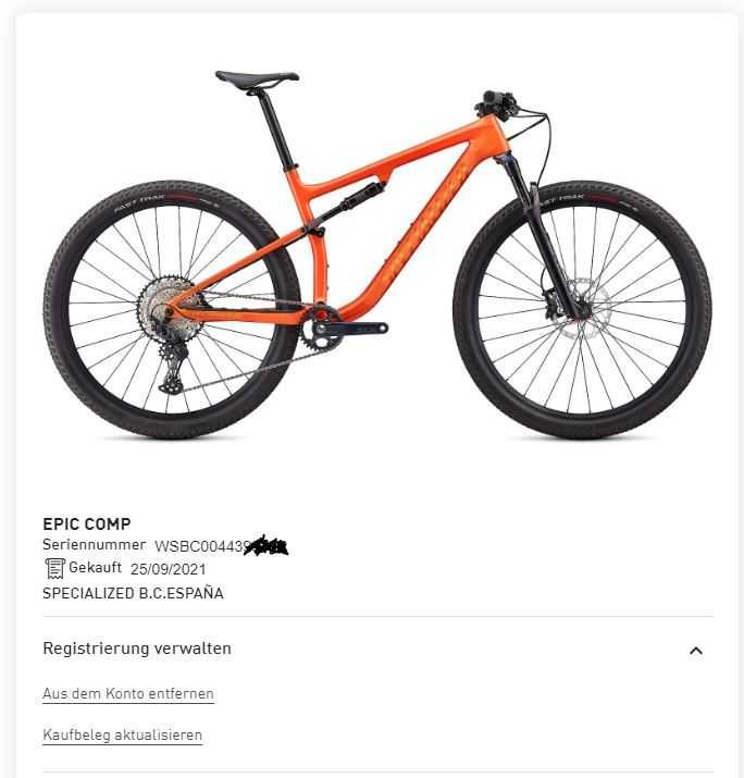 Bicicleta Specialized Epic Comp