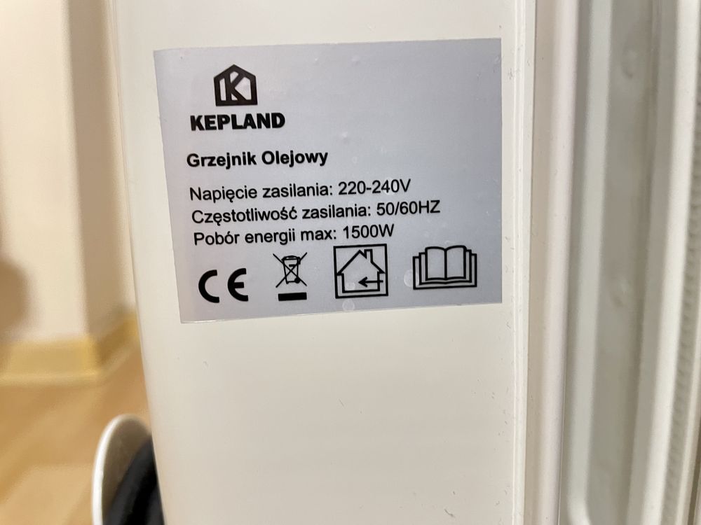 Grzejnik olejowy Kepland 1500W