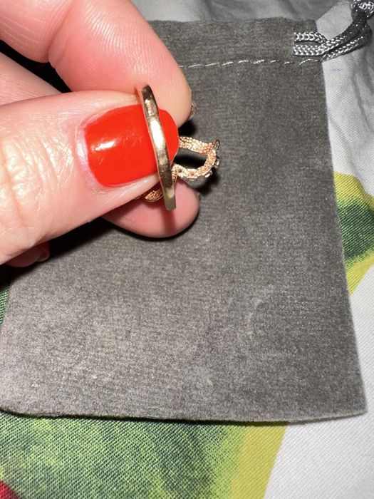 Каблучка з жемчугом розмір 17.5-18