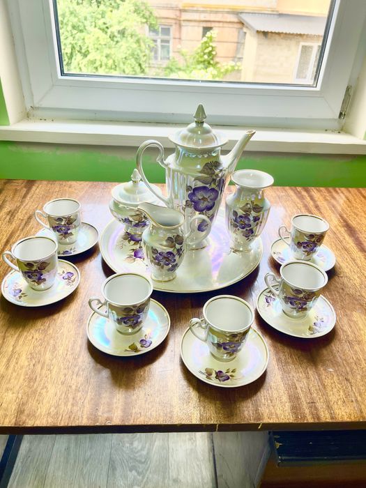 Сервіз кавовий 6 персон ручної роботи