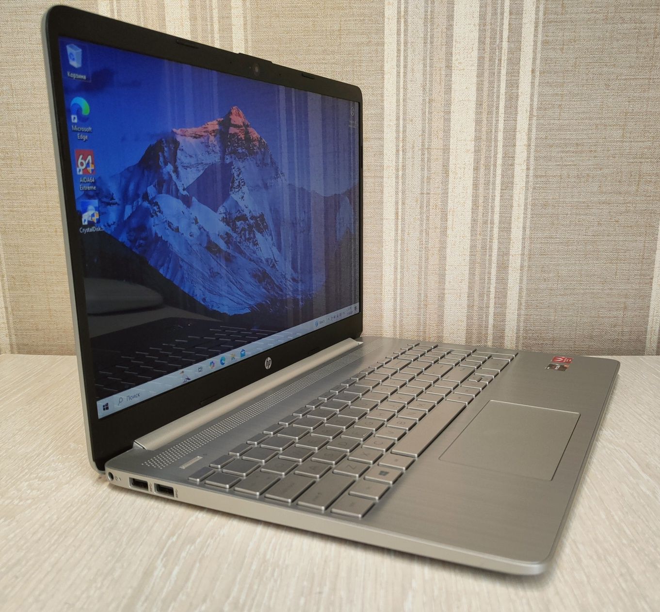 Ноутбук HP 15,6", Ryzen 7 3700U, 16GB DDR4, 512Gb SSD