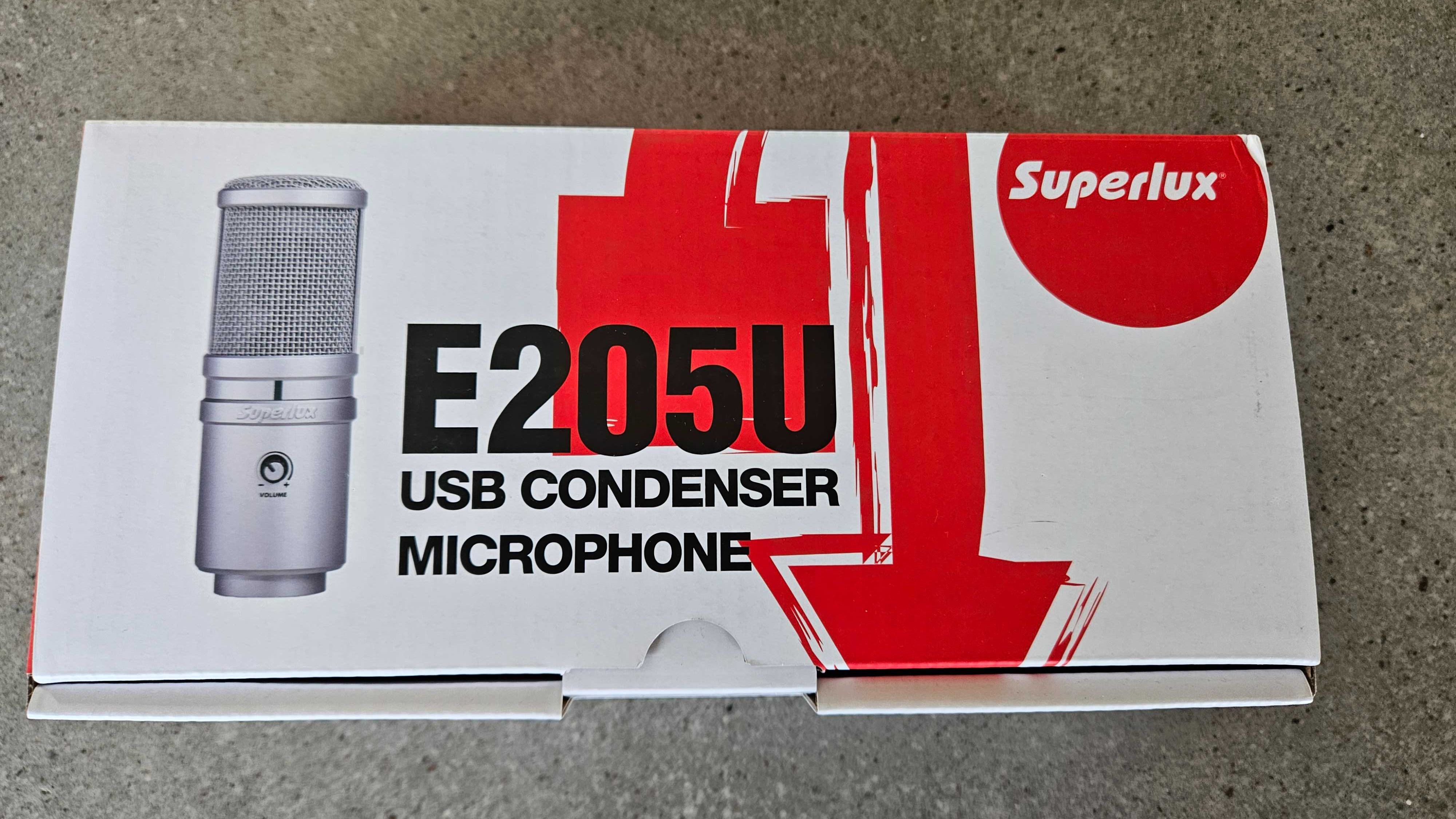 Nowy mikrofon Superlux E205U - z przetwornikiem A/C oraz USB,