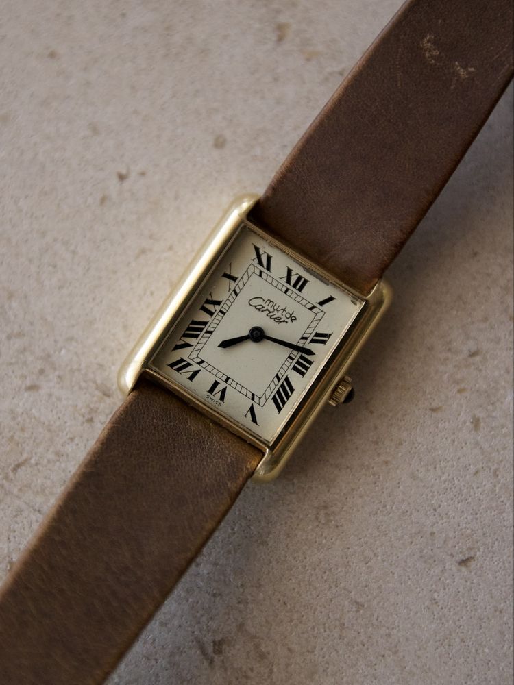 Relogio Cartier Tank mecânico