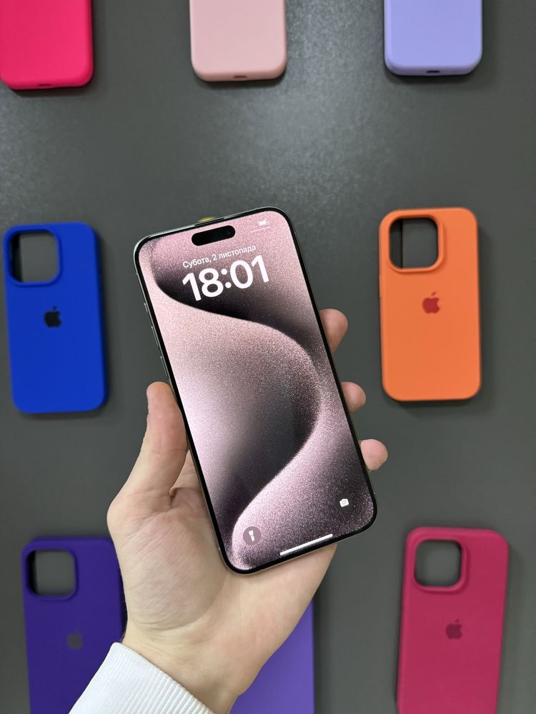 iPhone 15 Pro Max 256gb global Natural Titanium Neverlock + Гарантія