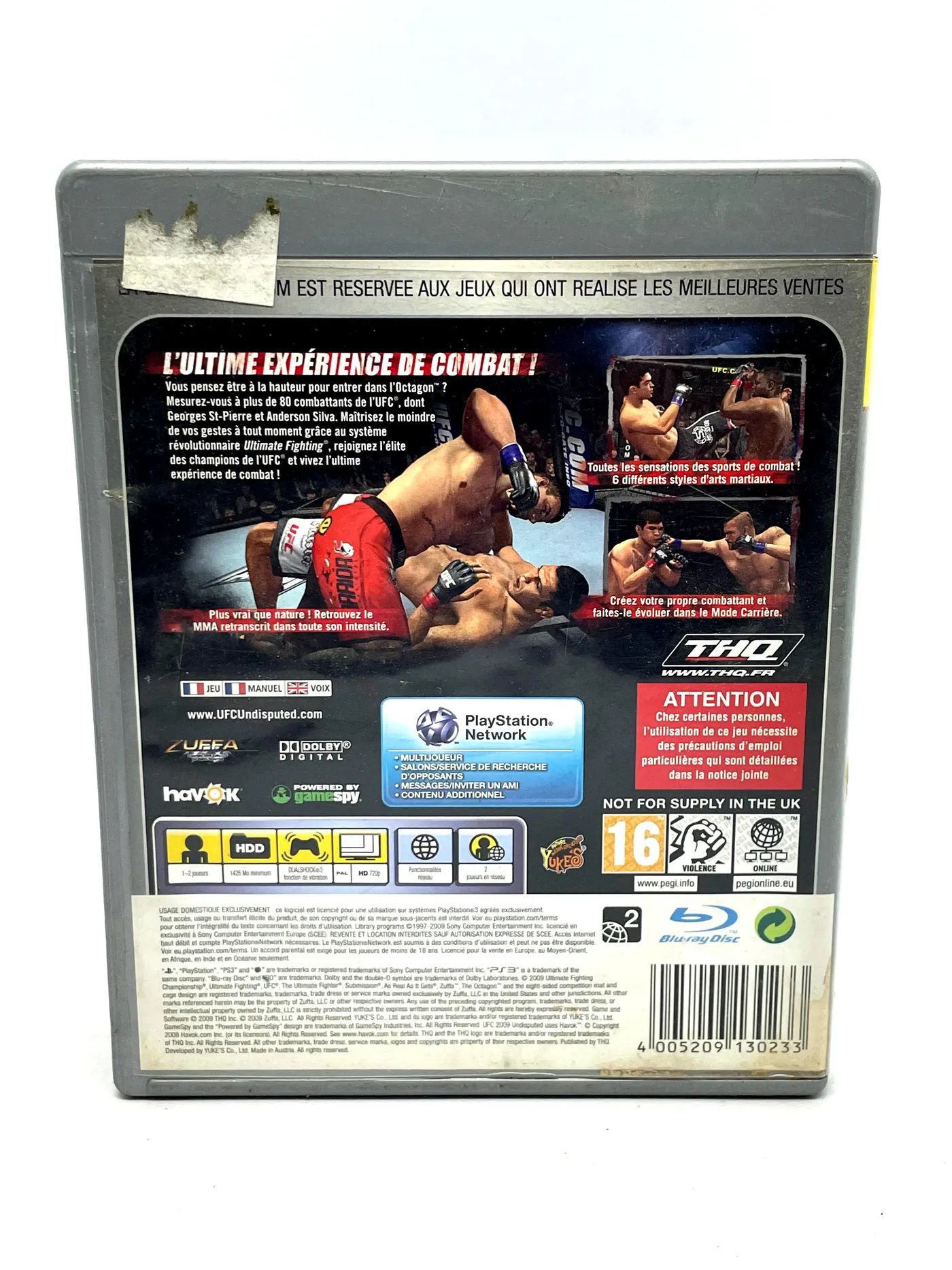 UFC Undisputed 2009 PS3 Po Angielsku