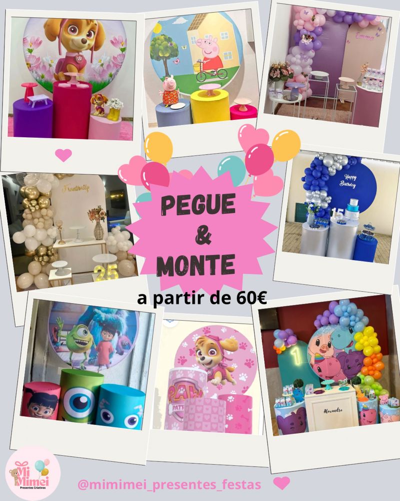 Pegue e monte - sua festa completa