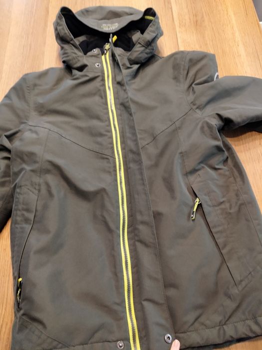 Techniczna ciepła kurtka zimowa 164 Killtec narciarska khaki membra