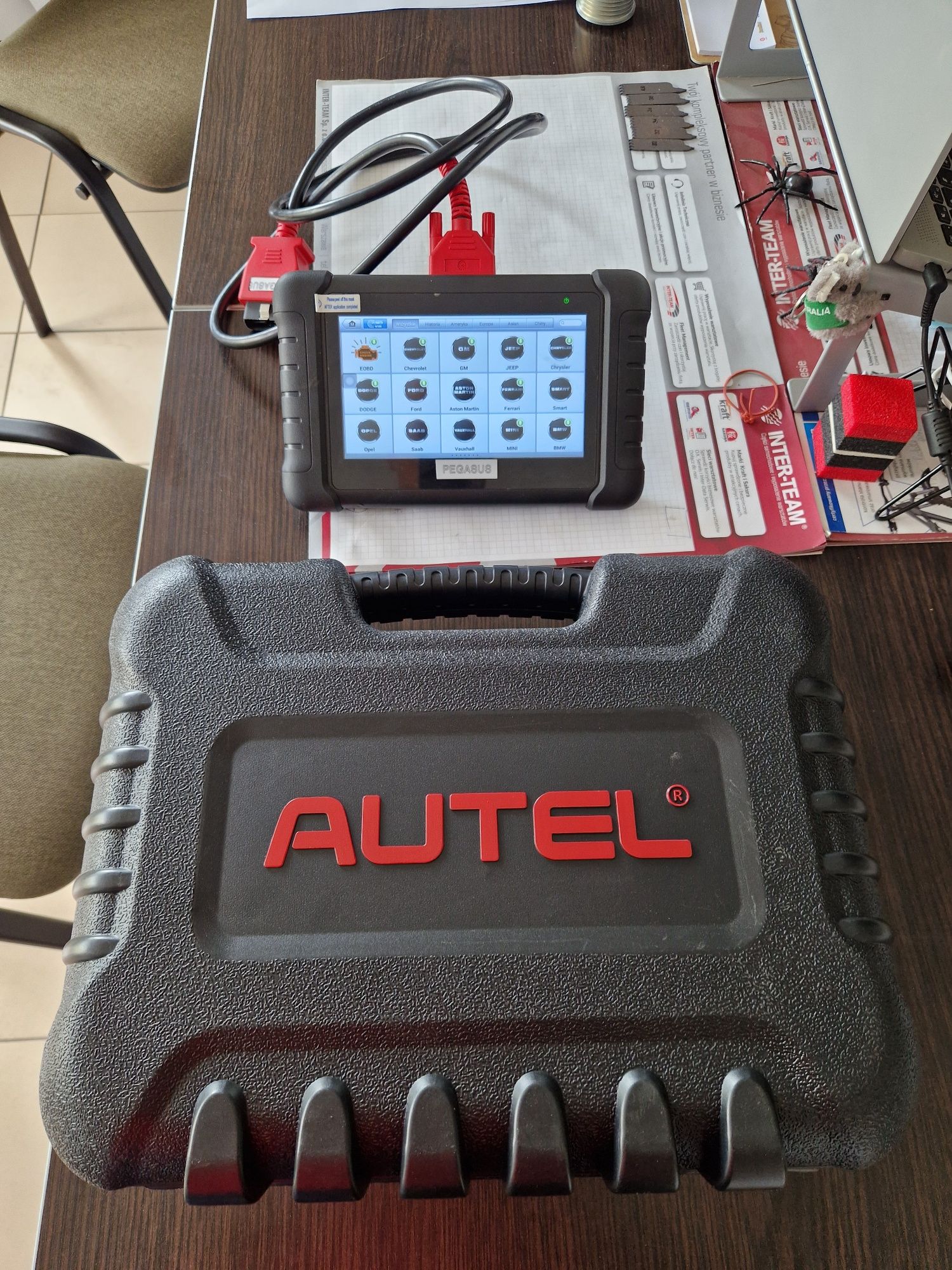 Tester diagnostyczny AUTEL MaxiDAS DS808 Bdb Stan Folia na ekranie