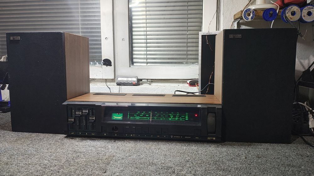 Amplitunery UNITRA Amator 2*przestrojony* + kolumny Tonsil zg 15