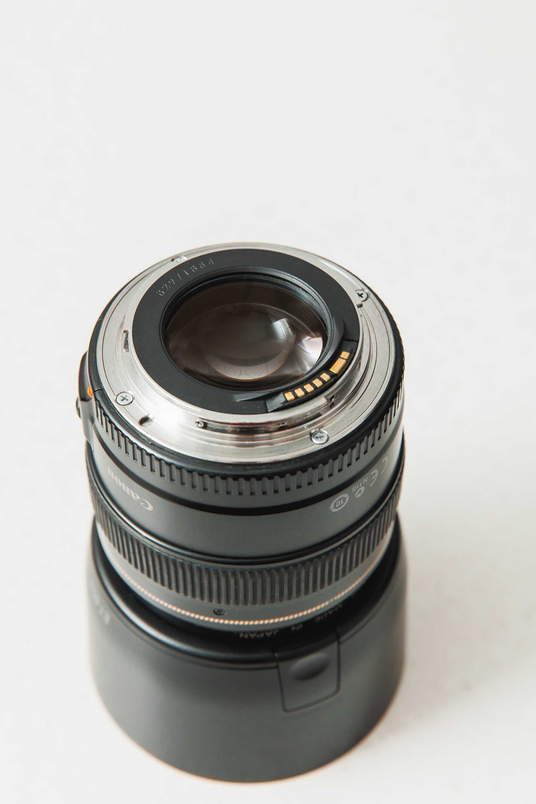 Canon EF 85mm f/1.8 + бленда, полярик и защитный фильтры