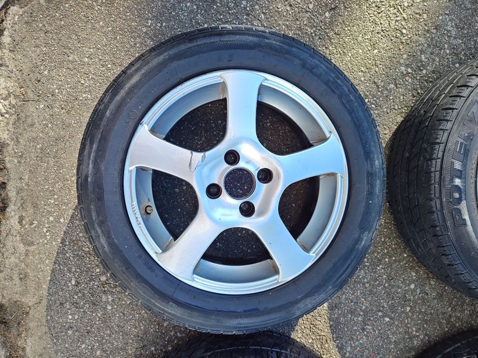Sprzedam 4 Alufelgi DEZENT 15, 6.5jx15H2 wraz z oponami