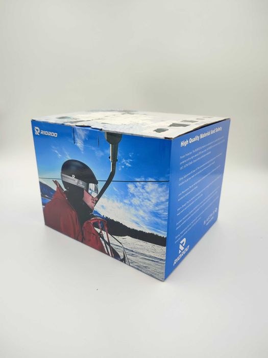RIOROO Kask narciarski czarny rozmiar S 52-55cm