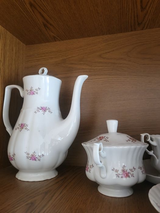 PRL serwis kawowy porcelana Chodzież
