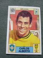 Cromo Panini World Cup Story de Carlos Alberto no Mundial 70