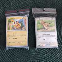 100 kart Pokemon - kazda inna - Eevee , Pikachu - Karty Pokemon