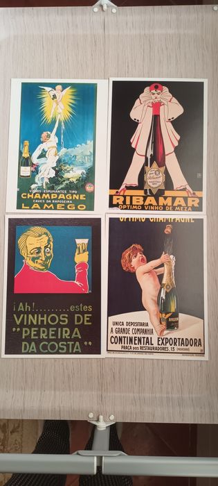 Cartazes publicitários Vintage