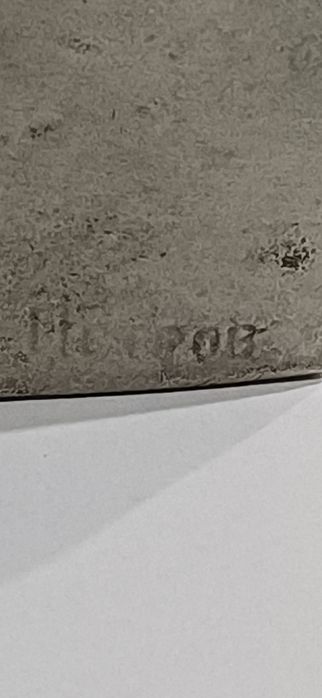 Vintage LENIN wiecznie żywy sygnowany aluminium