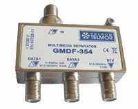Rozdzielacz Telmor GMDF-354 1xRTV + 2xData, 5-1000 MHz