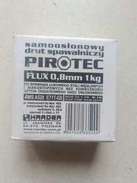 Drut spawalniczy FLUX 0,8mm 1kg rdzeniowy do FCAW PIROTEC