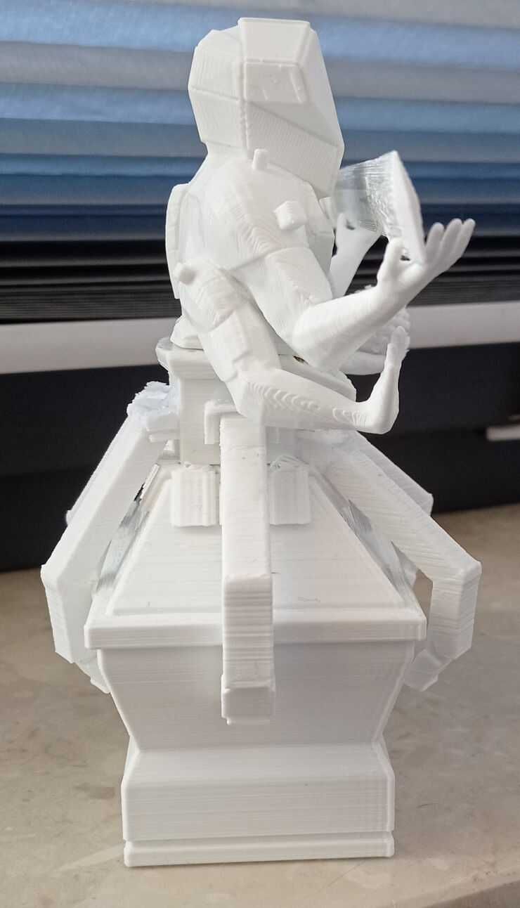 Cyberpunk 2077 Buddha statue from game.