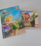 Puzzle e livro Sininho Disney