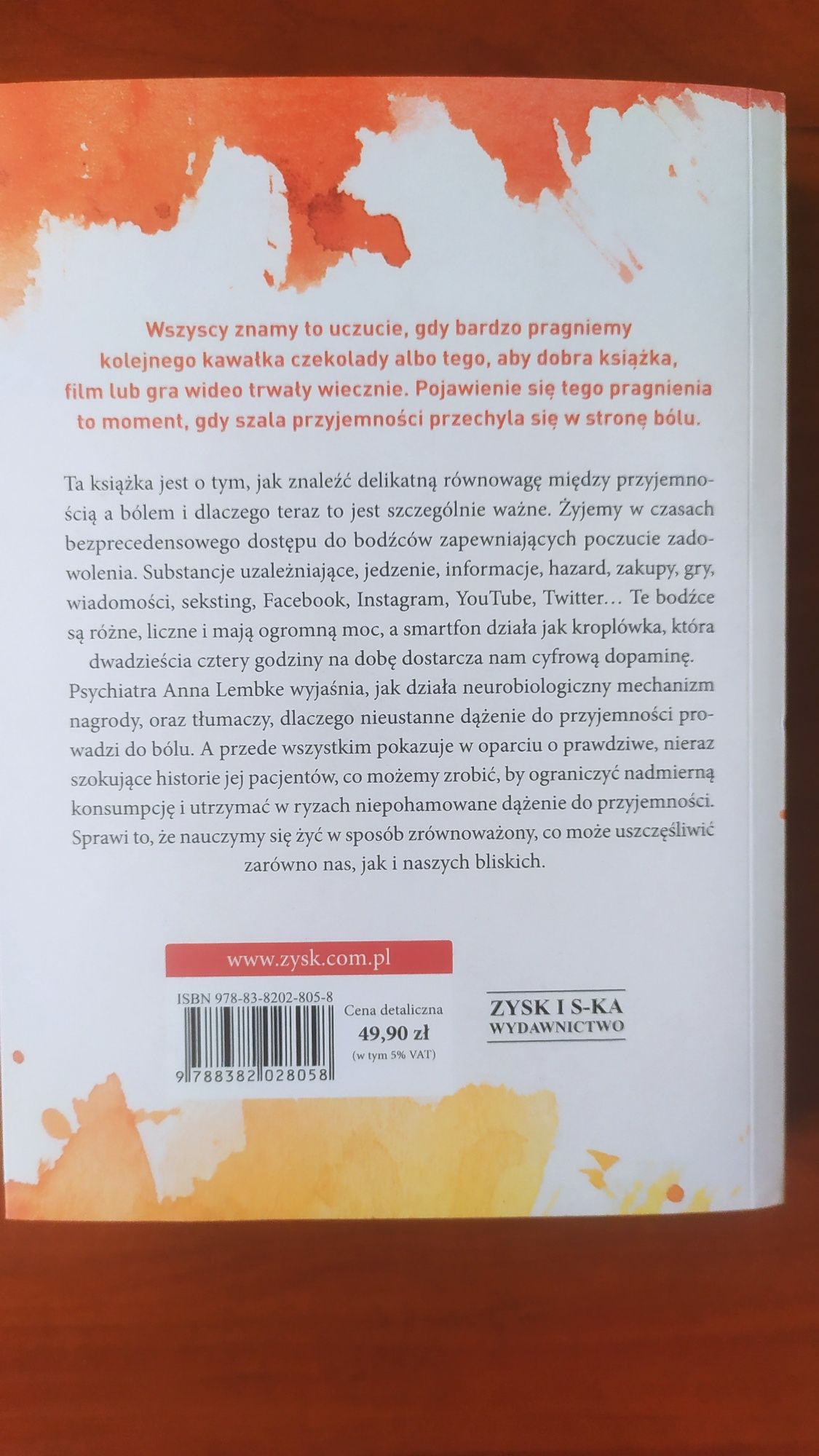 Książka "Niewolnicy dopaminy" A. Lembke