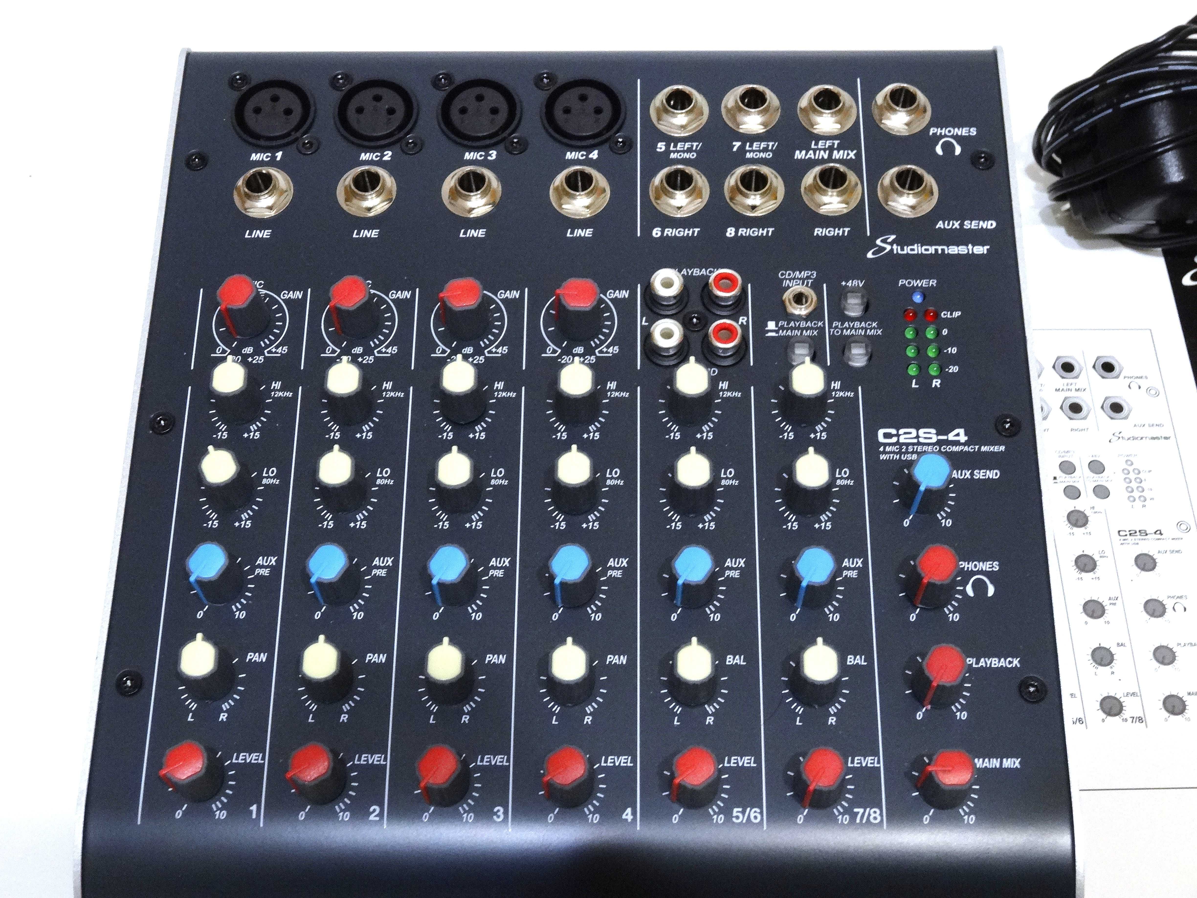 Аналоговый микшерный пульт Studiomaster C2S-4 | Audio Mixer