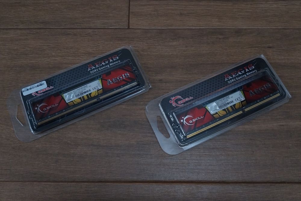 16 Gb DDR3 (2x8Gb) a 1333Mhz da G.Skill Aegis como novos na caixa