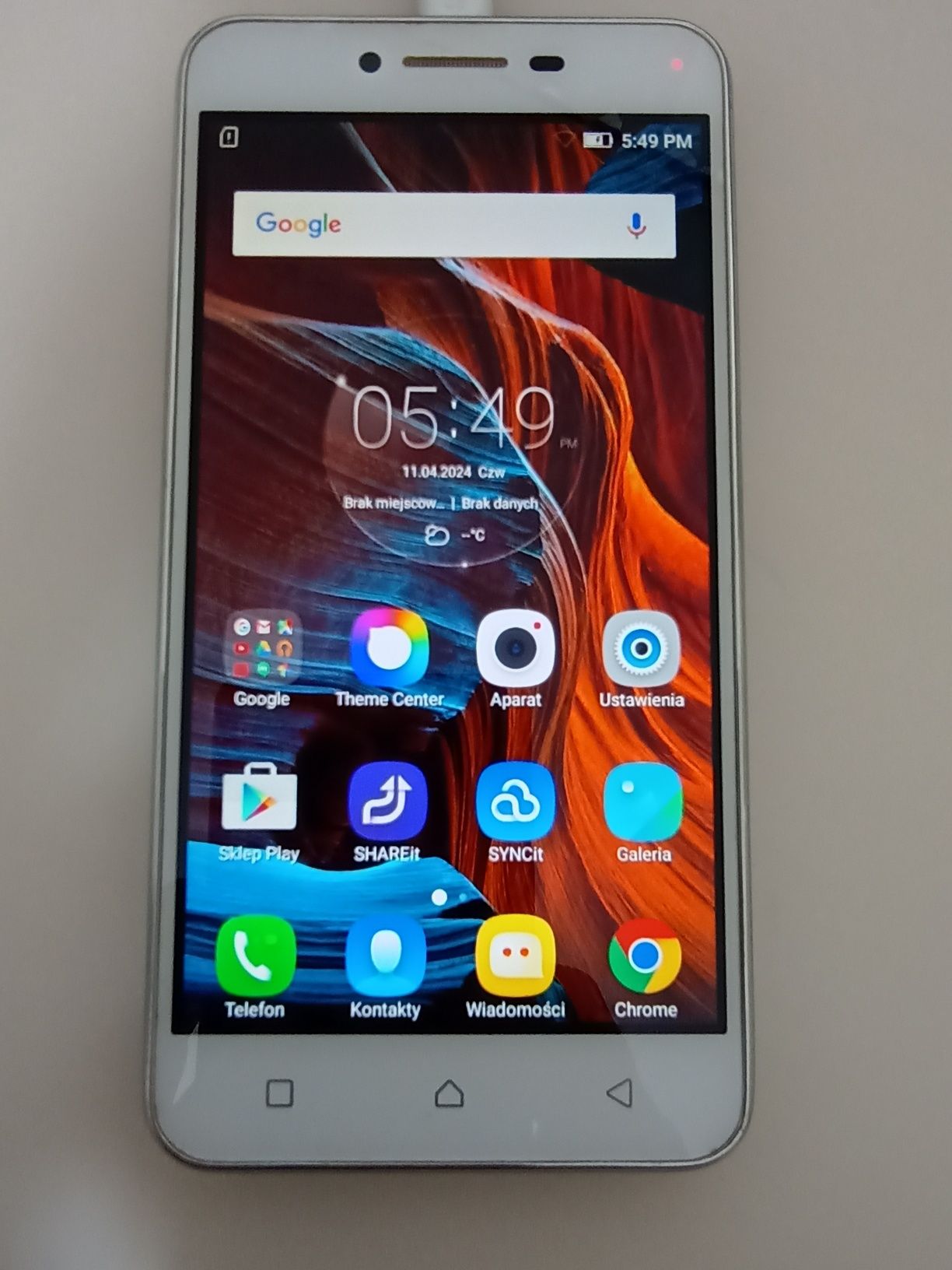 Smartfon Lenovo A6020a40 K5 na 2 SIM