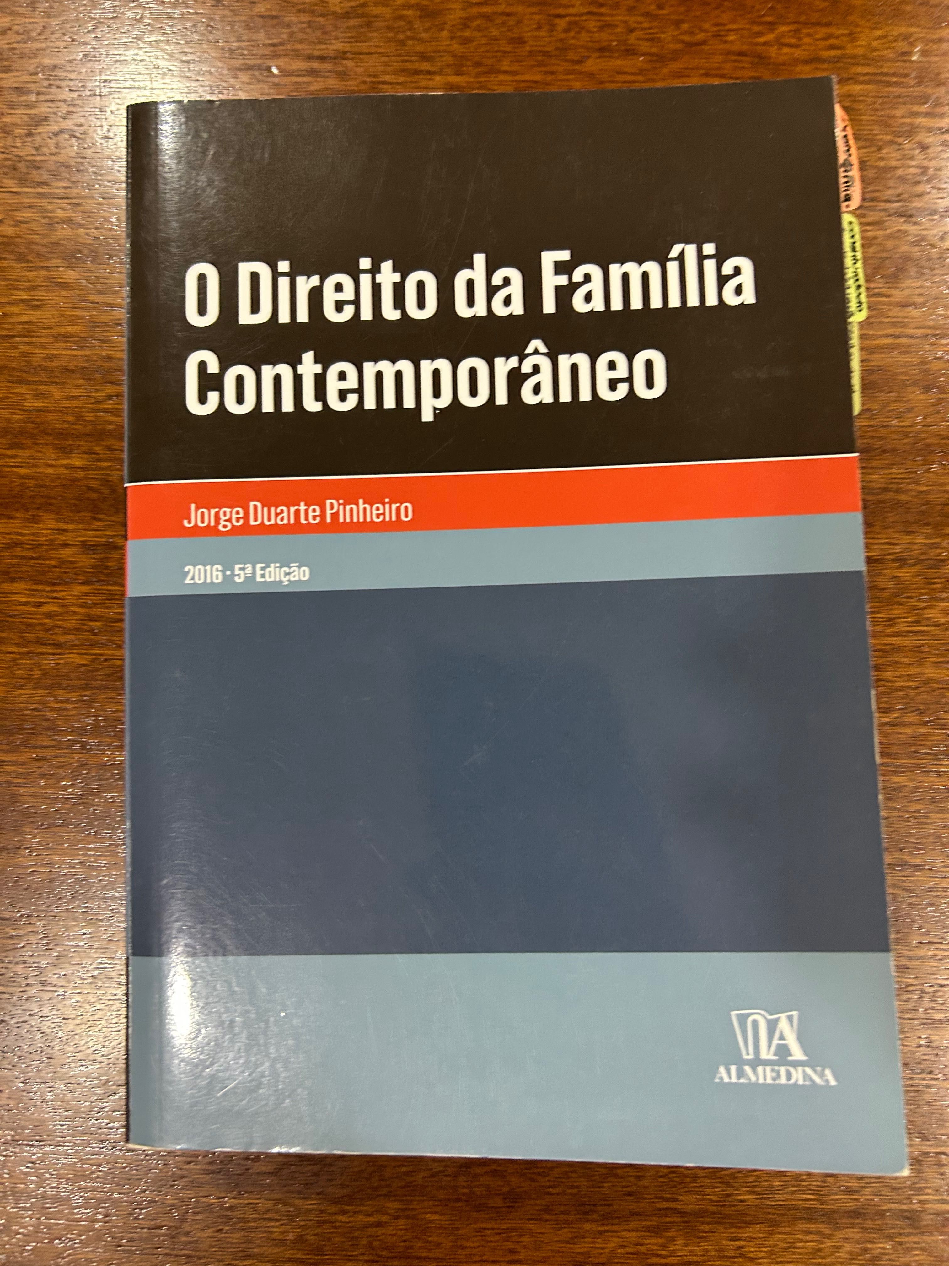Livro o direito da família contemporâneo Jorge Duarte Pinheiro
