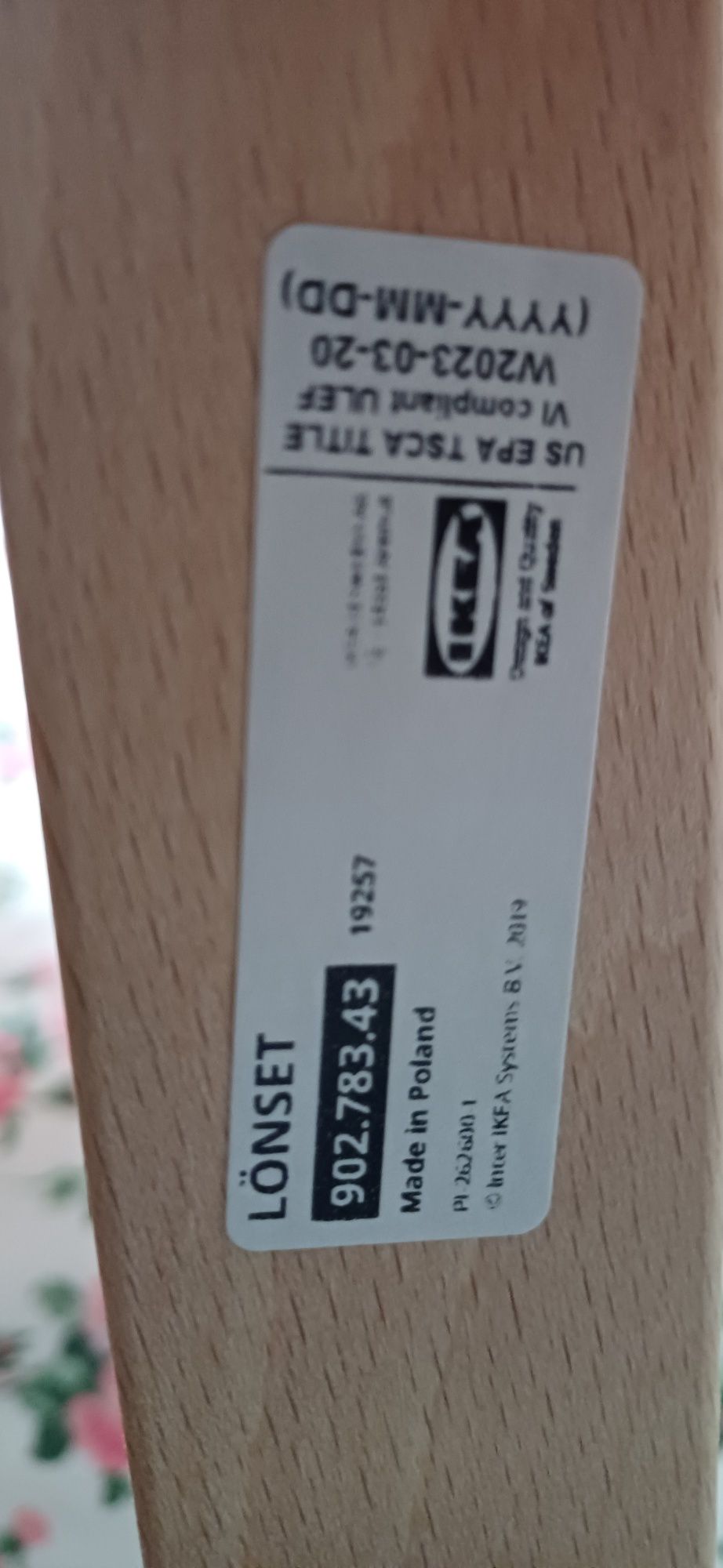 Dno łóżka Lonset ikea 90x200 nowy złożony
