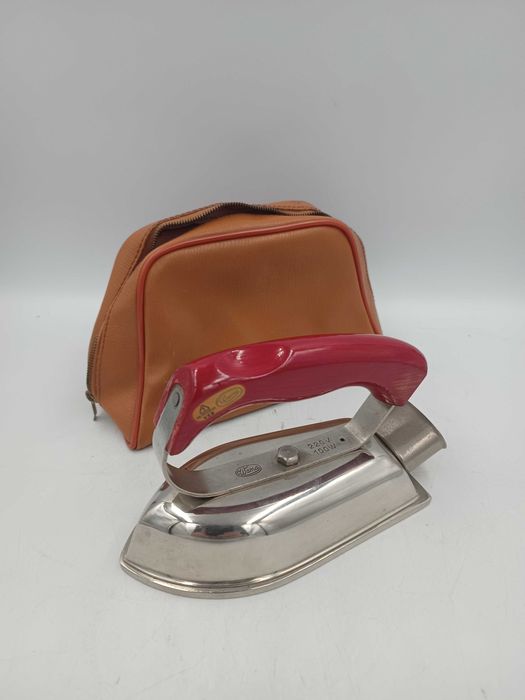 Stare elektryczne żelazko turystyczne Wama z PRL sprawne