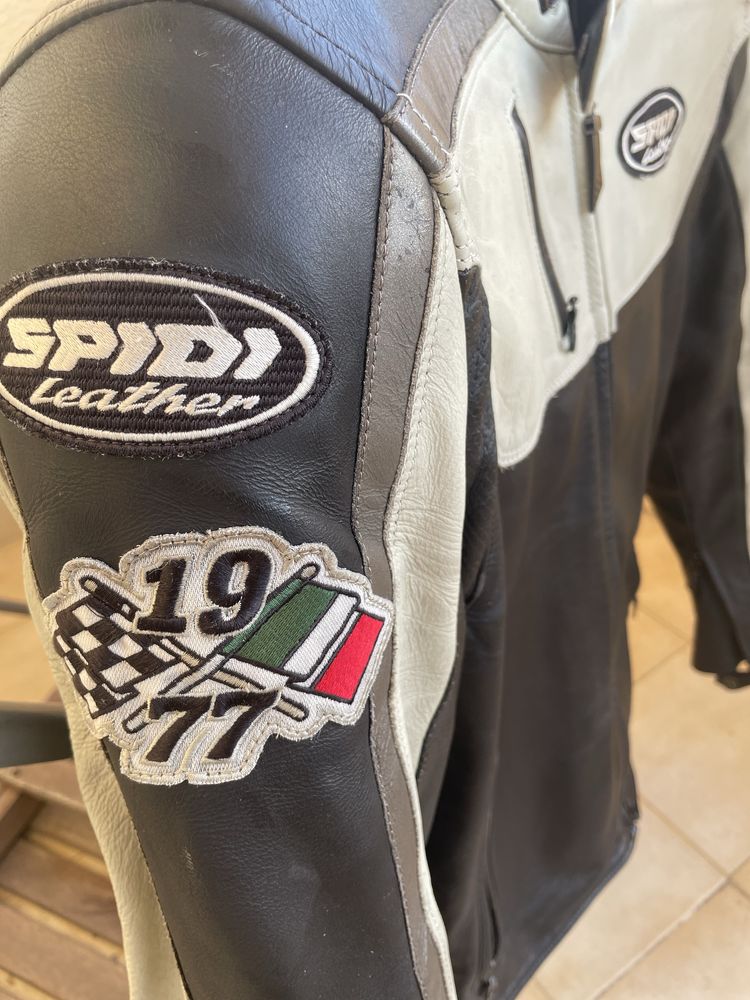 Casaco motard em pele Spidi L