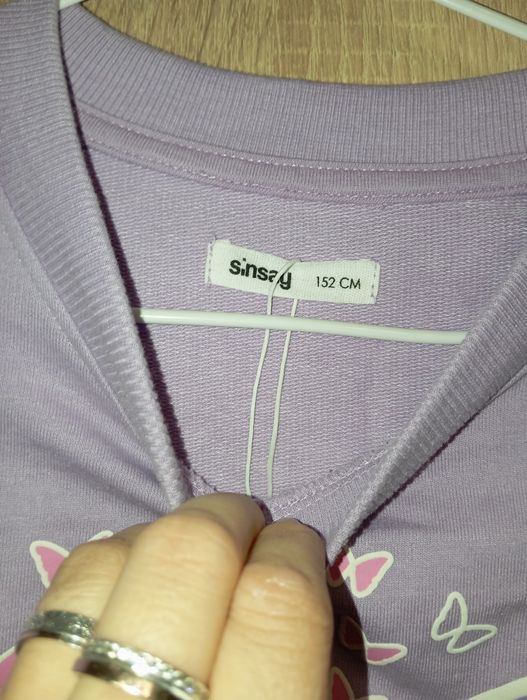 Світшот бузкового кольору