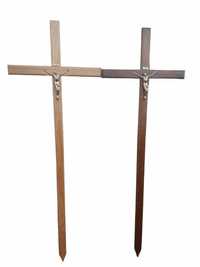 Krzyże drewniane , pogrzebowe
