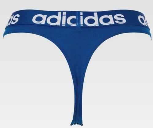 adidas Active bawełniane stringi 2-Pack czerwone / niebieskie  XXL