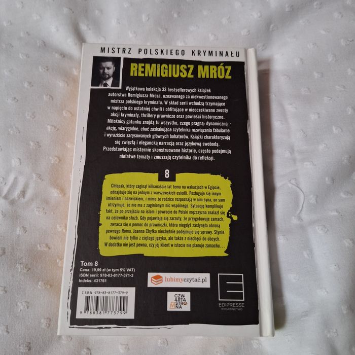 Remigiusz Mróz - "Inwigilacja", seria z Joanną Chyłką