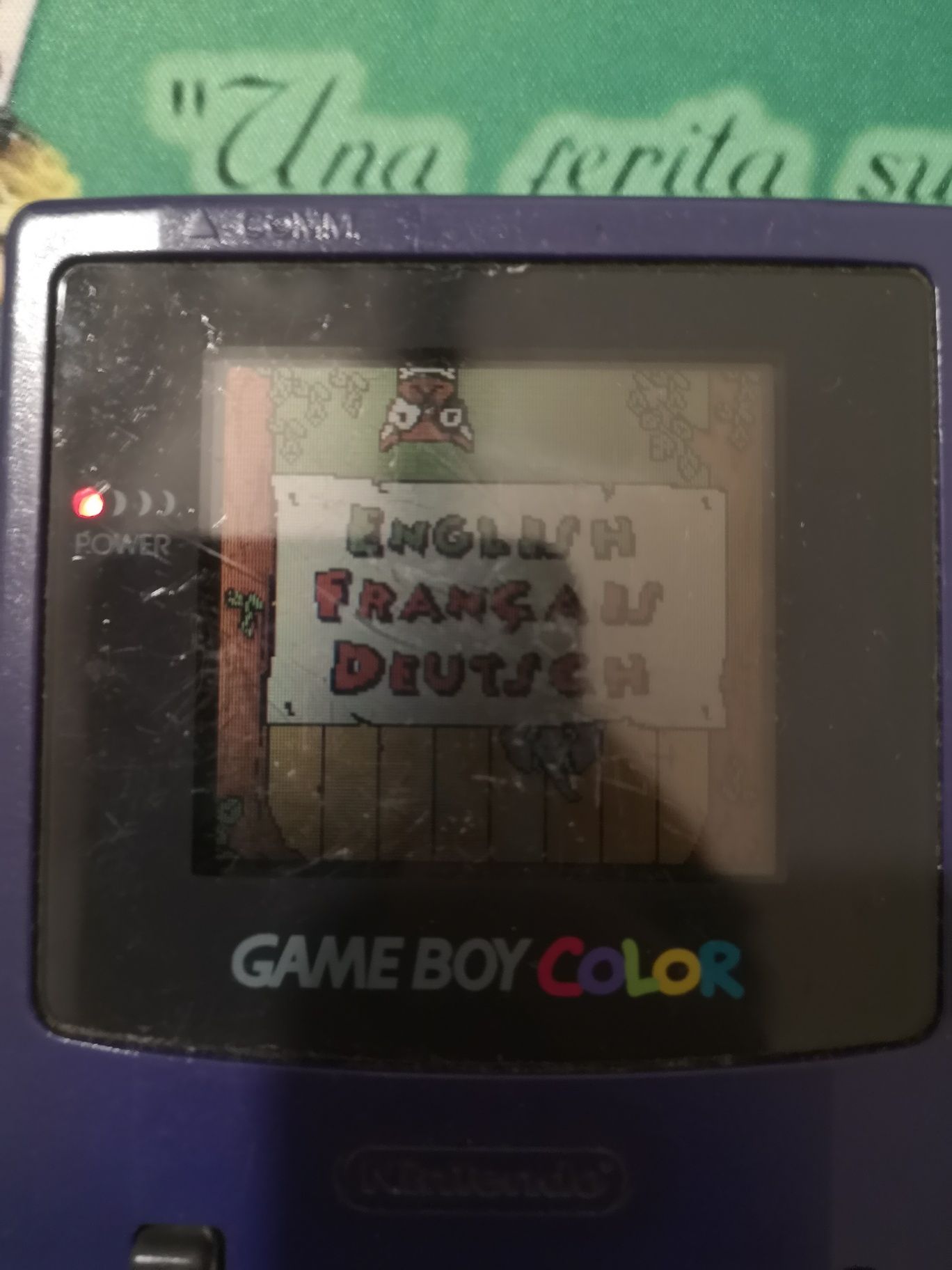 Game Boy color roxo original e a trnahar a 100%
