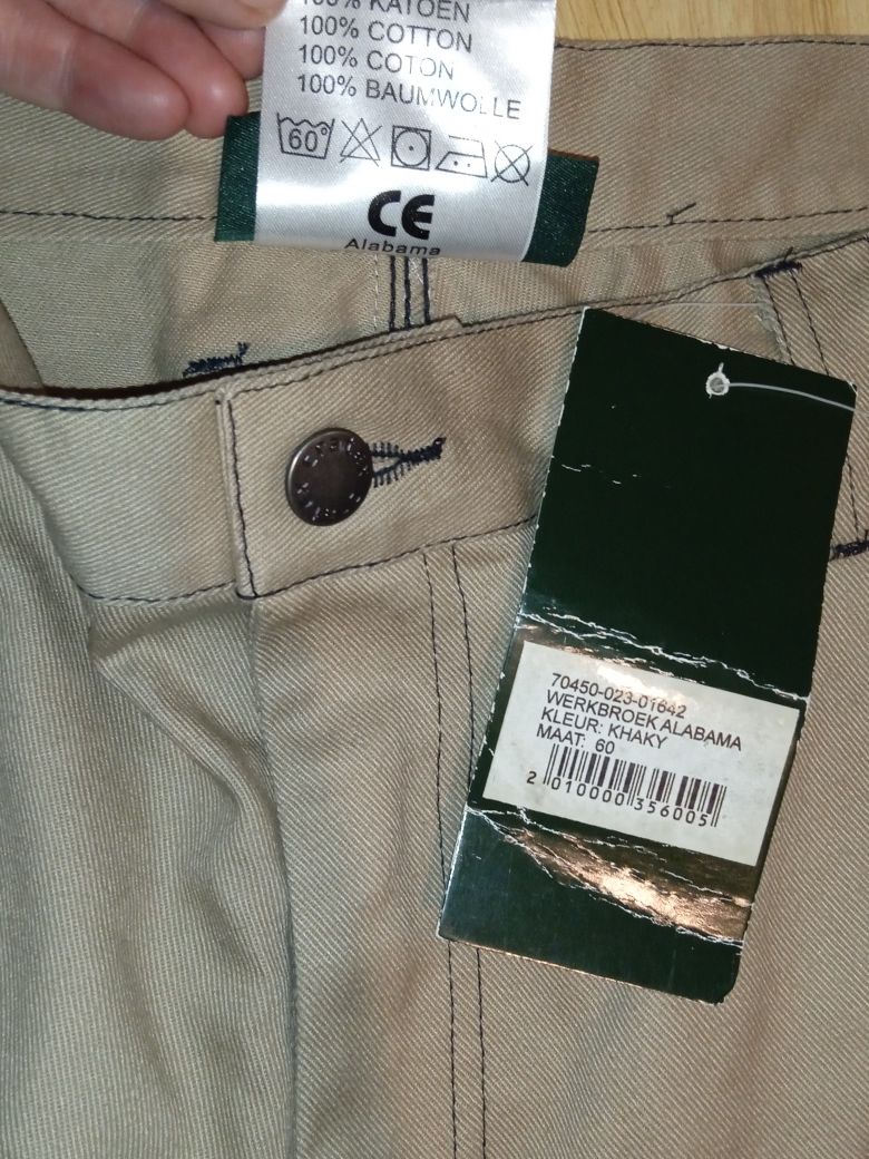 Cratex,nowe robocze spodnie nr 60