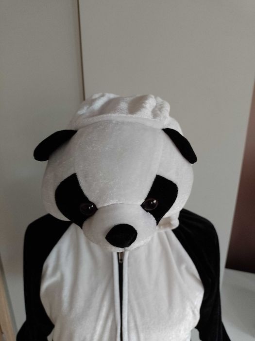 NOWY strój karnawałowy MIŚ MISIA PANDA PANDY kostium 122/128 (110)