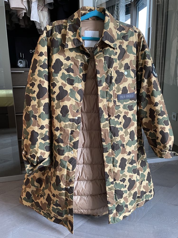 Парка пальто moncler palm angels